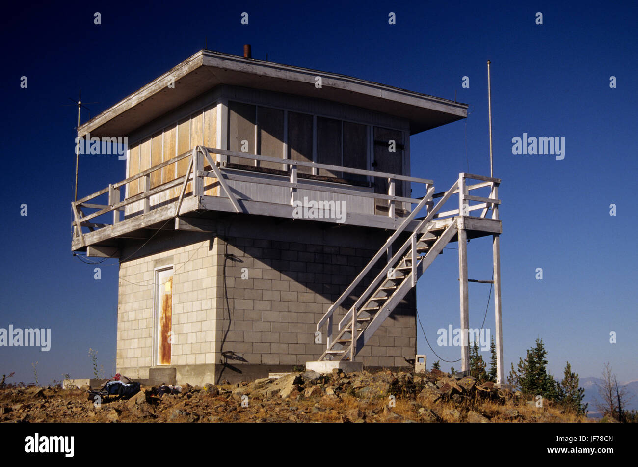 Asciugare Diggins Lookout, Hells Canyon deserto, Hells Canyon National Recreation Area, Idaho Foto Stock