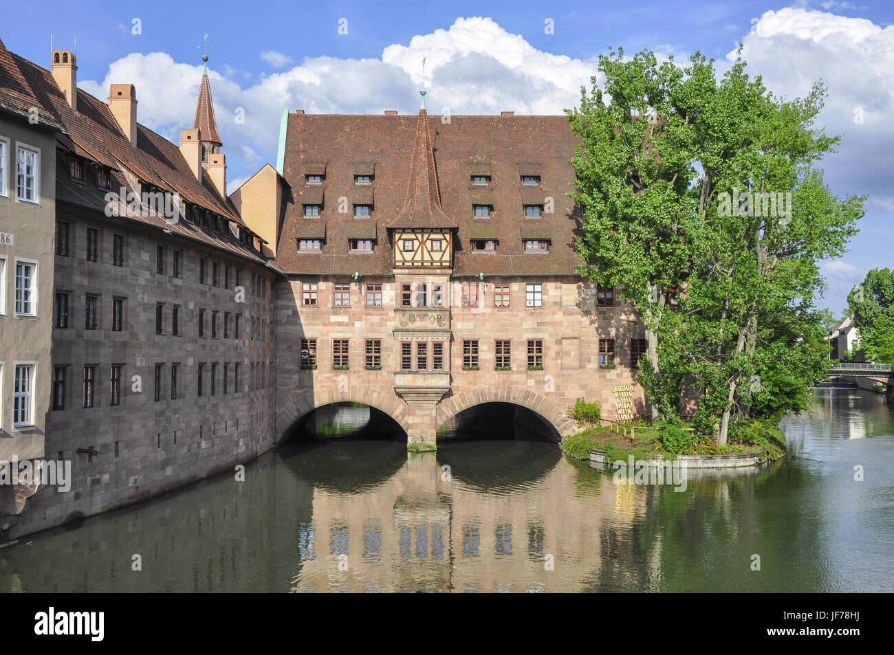 Ospedale storico di Norimberga, Germania Foto Stock