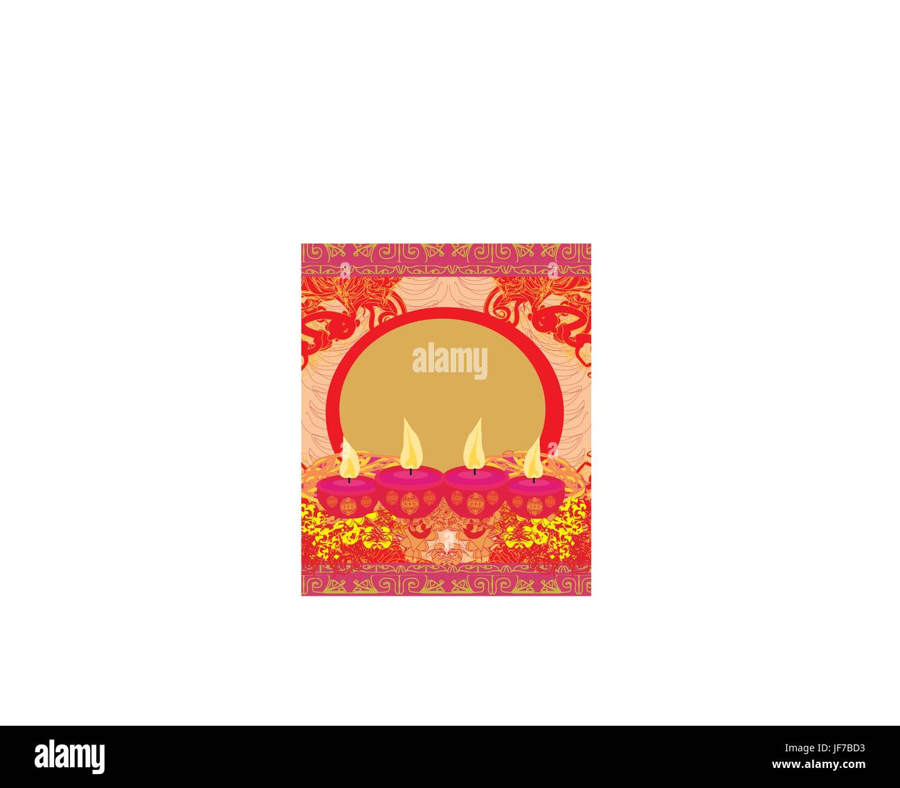 Abstract diwali celebrazione,sfondo illustrazione vettoriale Illustrazione Vettoriale