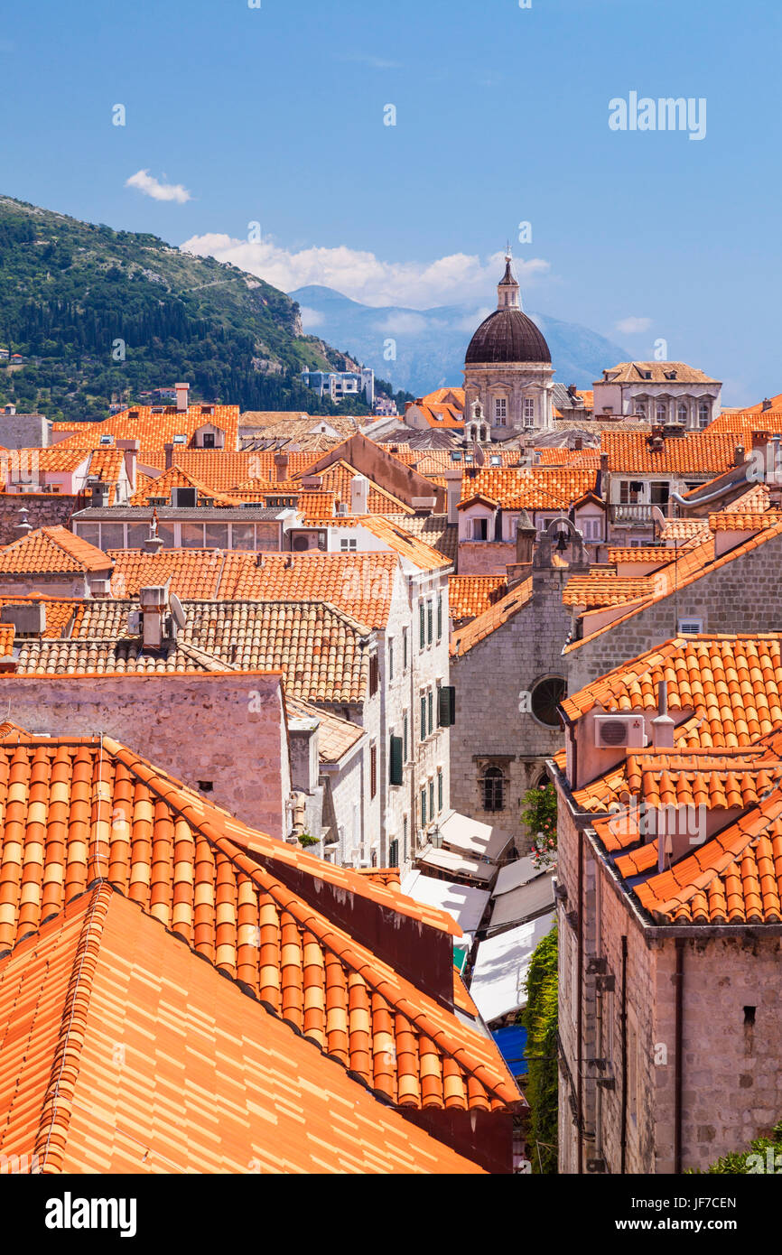 Croazia Dubrovnik Croazia costa dalmata Dubrovnik Città Vecchia Foto Stock