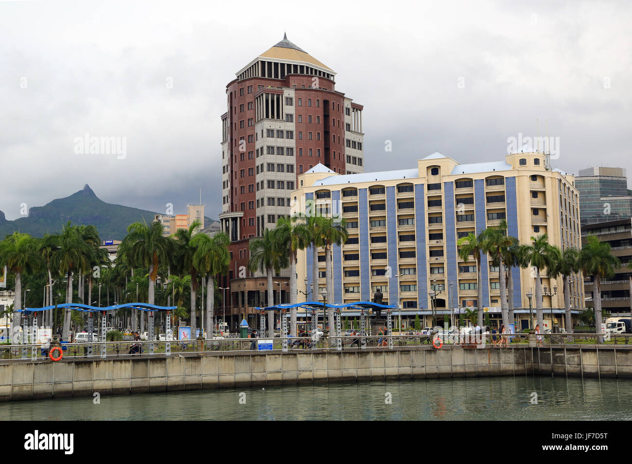 Maurizio, Port Louis, vista città Foto Stock