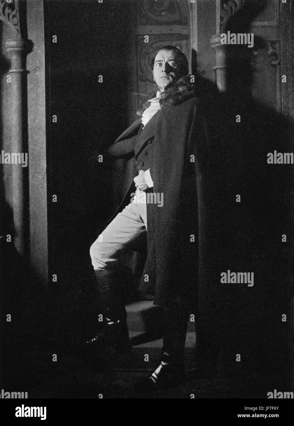 "Jane Eyre' con Reginald Tate come Mr Rochester in Cirillo Phillips 's produzione al Queen's Theatre, Londra, 1936. Basato sul romanzo di Charlotte Bronte. RT, attore inglese, 13 Dicembre 1896 - 23 agosto 1955. Foto Stock