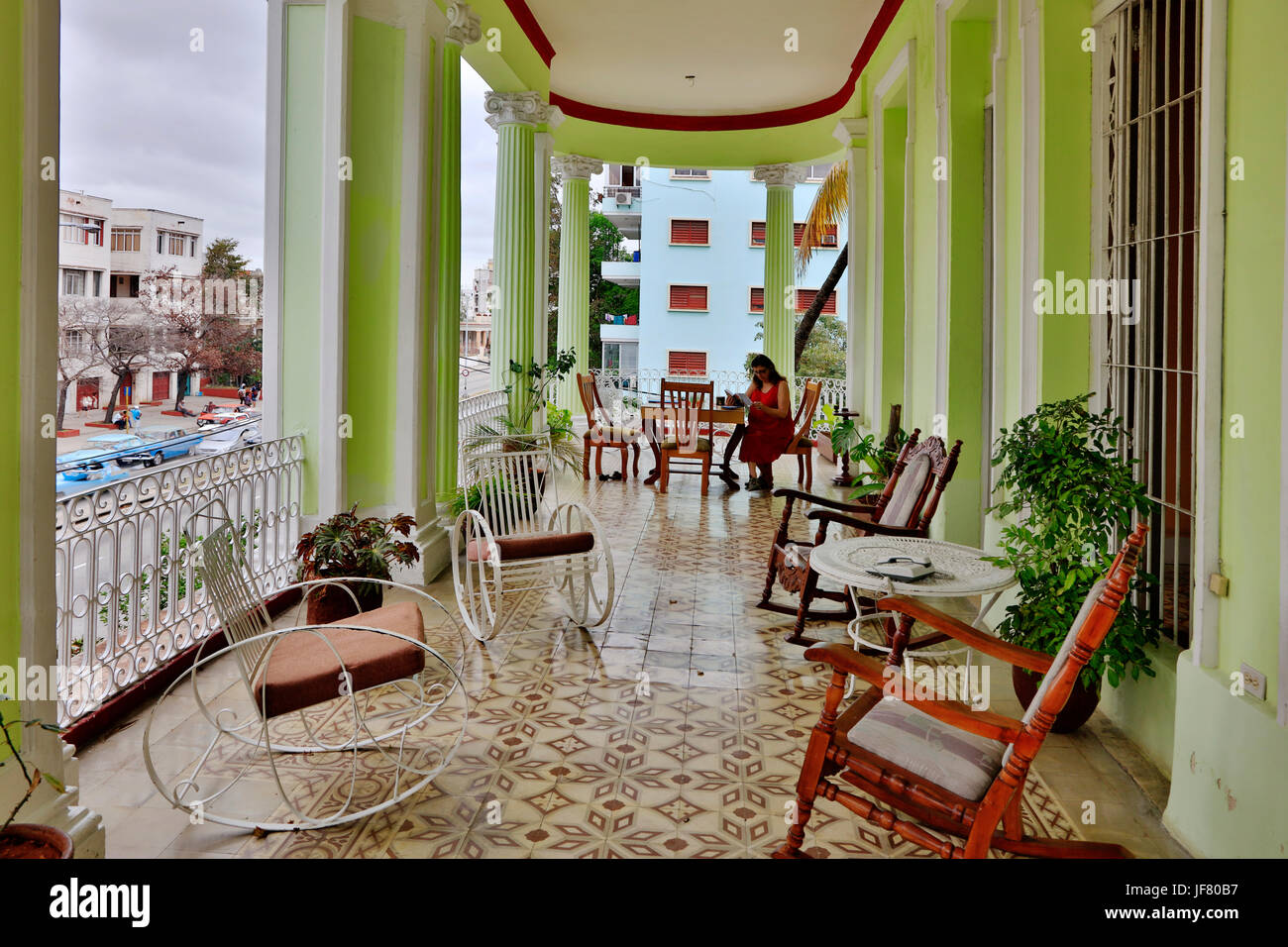 Il colonial Sofia è una Casa Particular o home soggiorno a Habana - Havana, Cuba Foto Stock
