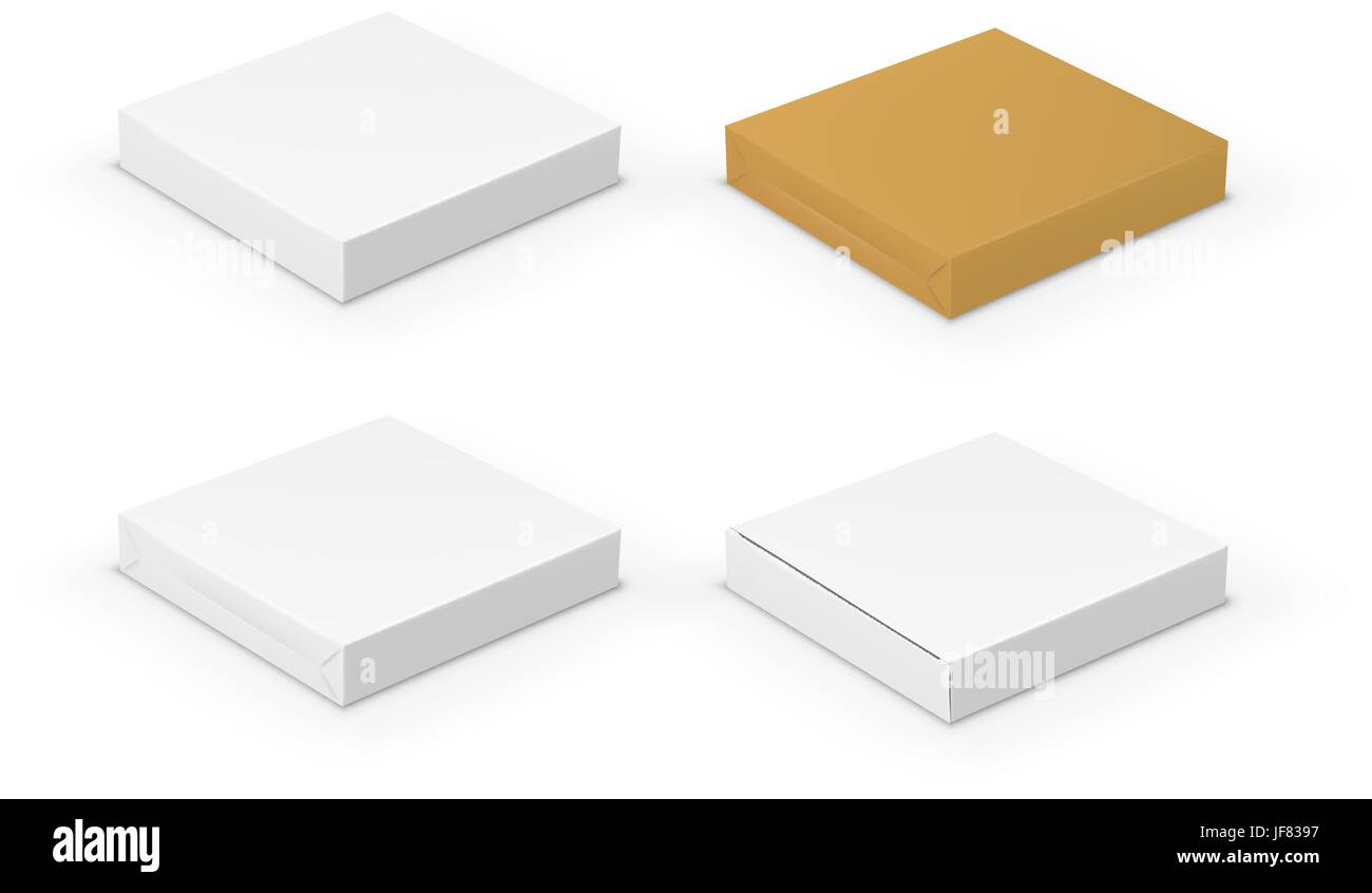 Set di scatole Illustrazione Vettoriale