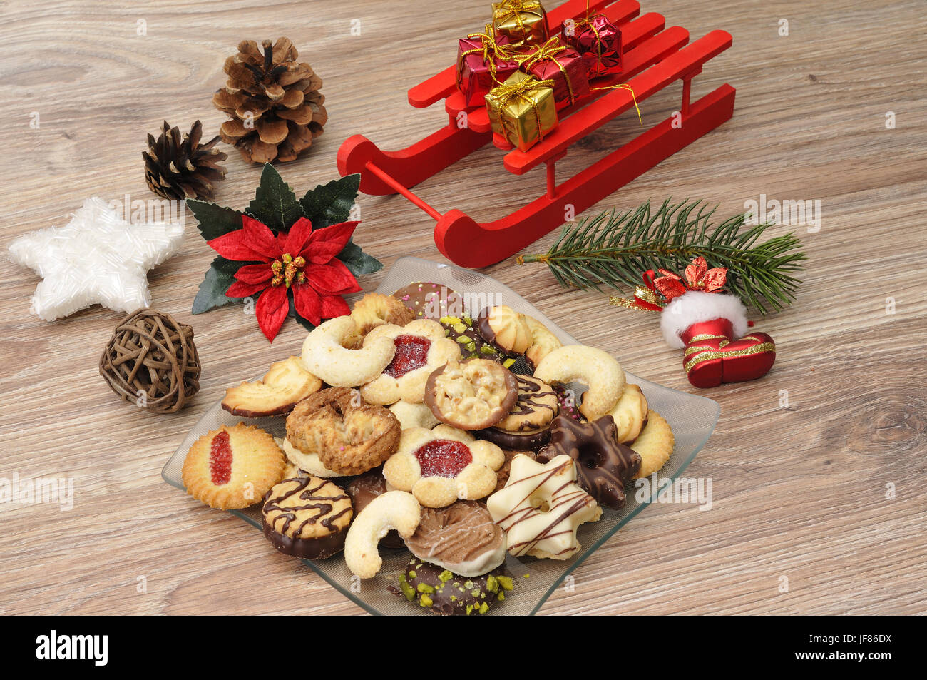 Cotta chtistmas cookie Foto Stock