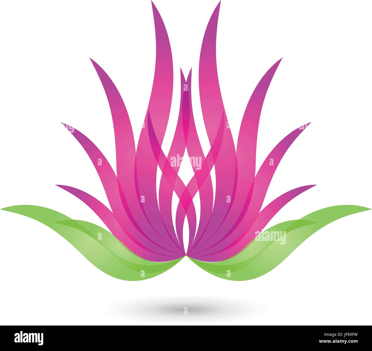 Simbolo del fiore,impianto,naturopati Illustrazione Vettoriale