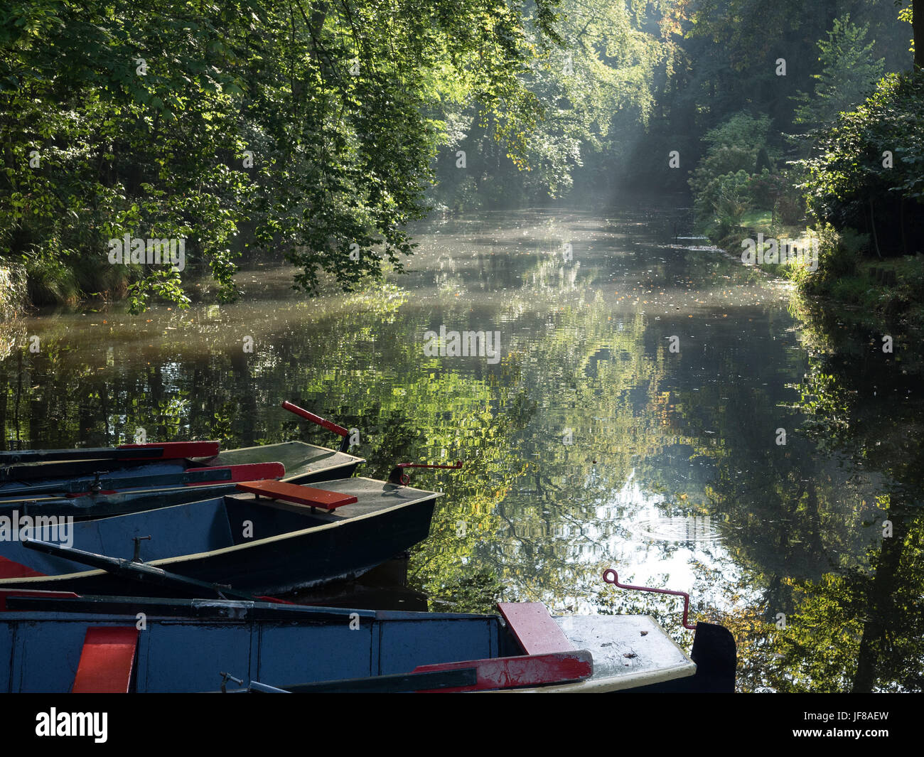 Il lago in winterswijk Foto Stock