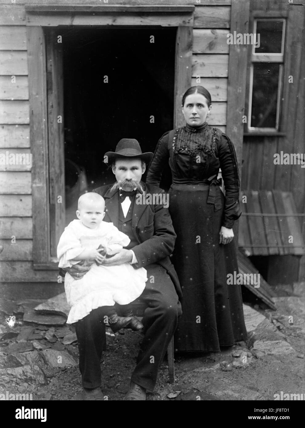 Un ritratto di famiglia, CA 1920-1930 Foto Stock