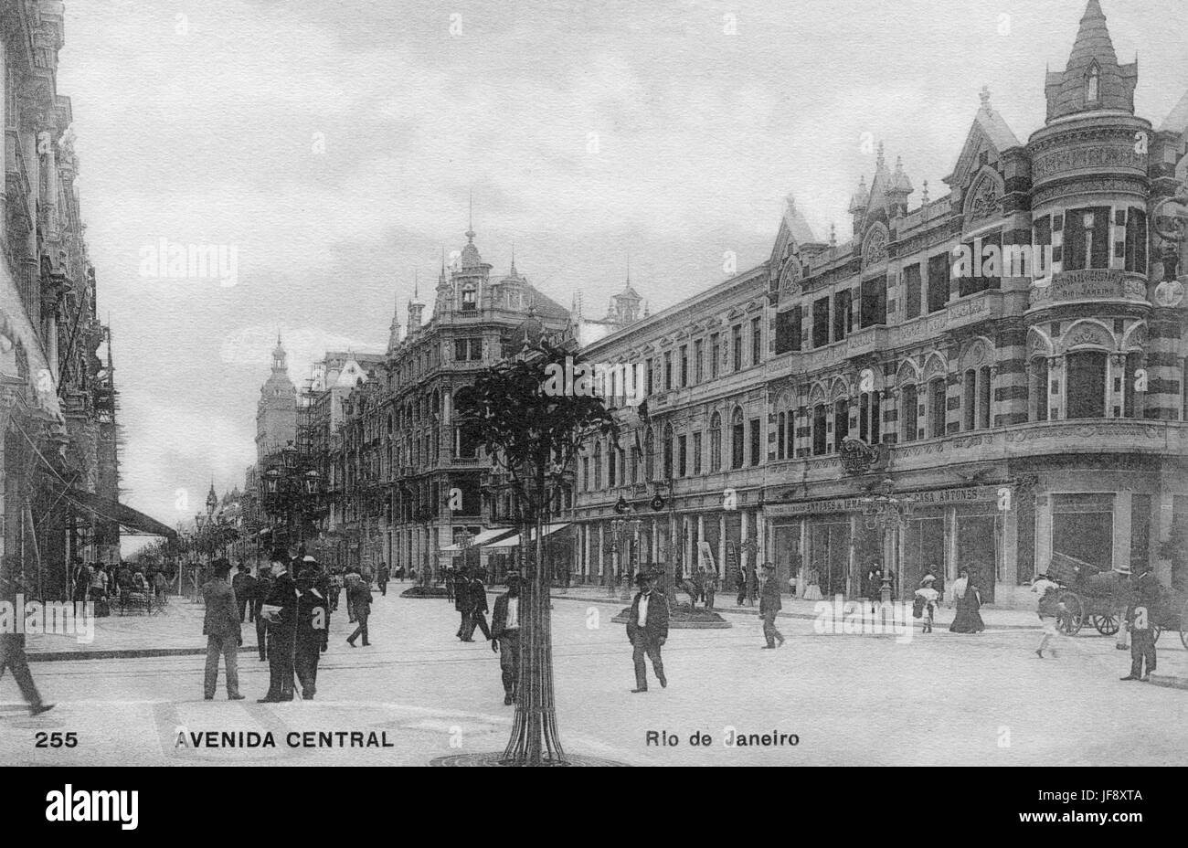 Avenida Central, Rio de Janeiro, Brasile. Nei primi anni del XX secolo Foto Stock