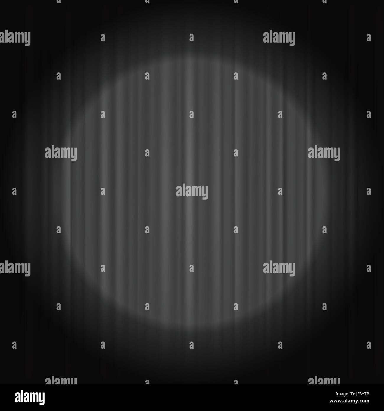 Cinema chiuso cortina di grigio. Grigio Pattern tessili. Stadio di cinema. Illustrazione Vettoriale