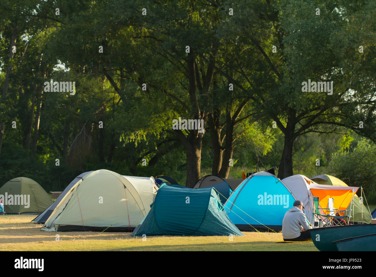 Tende turistiche Foto Stock