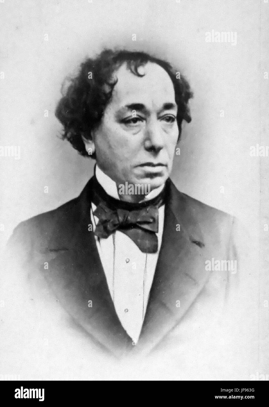 BENJAMIN DISRAELI (1804-1881) British politico conservatore circa 1860 Foto Stock