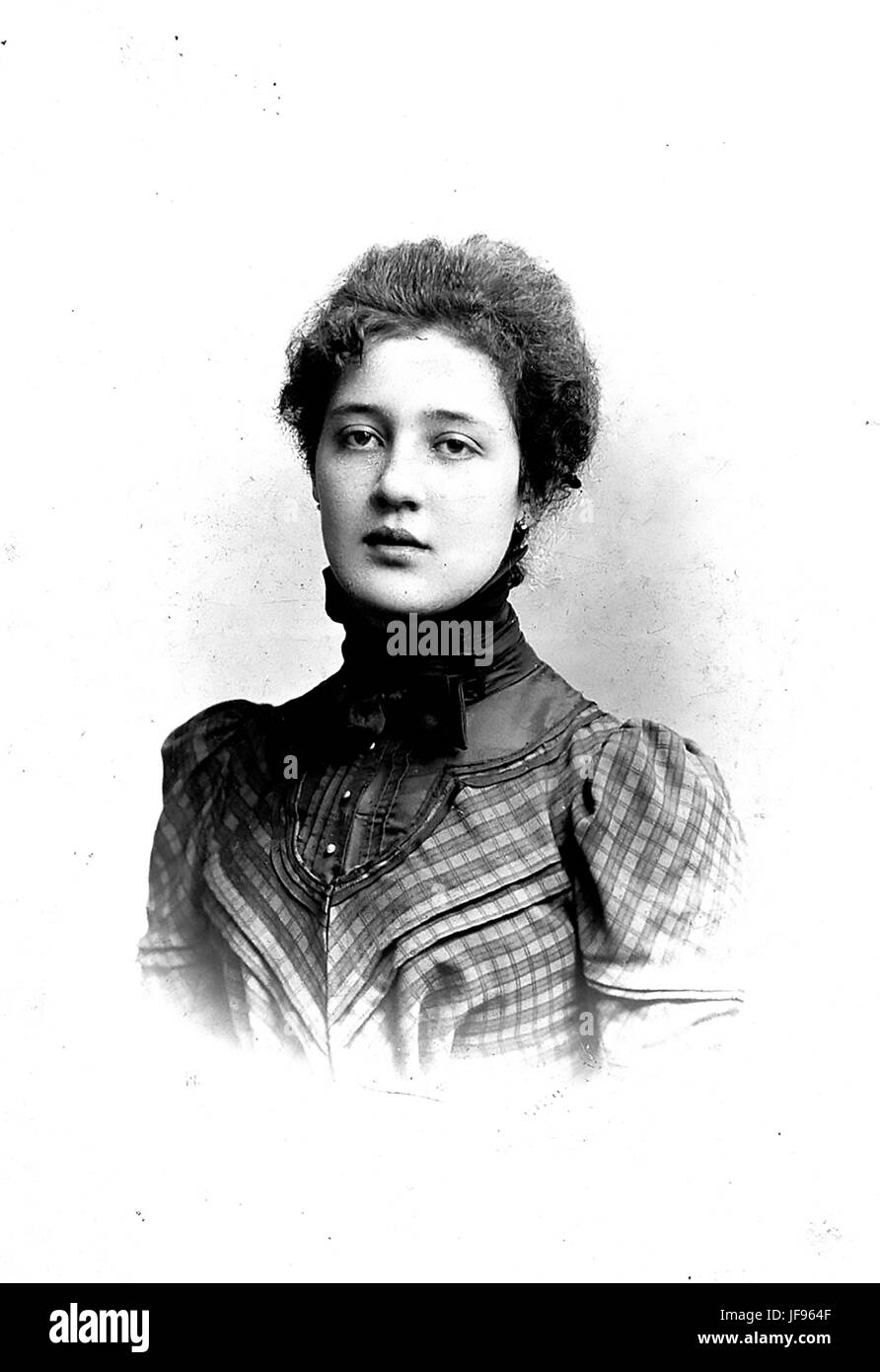 MELANIE Klein (1882-1960) Anglo-Austrian psicanalista, circa 1900 Foto Stock
