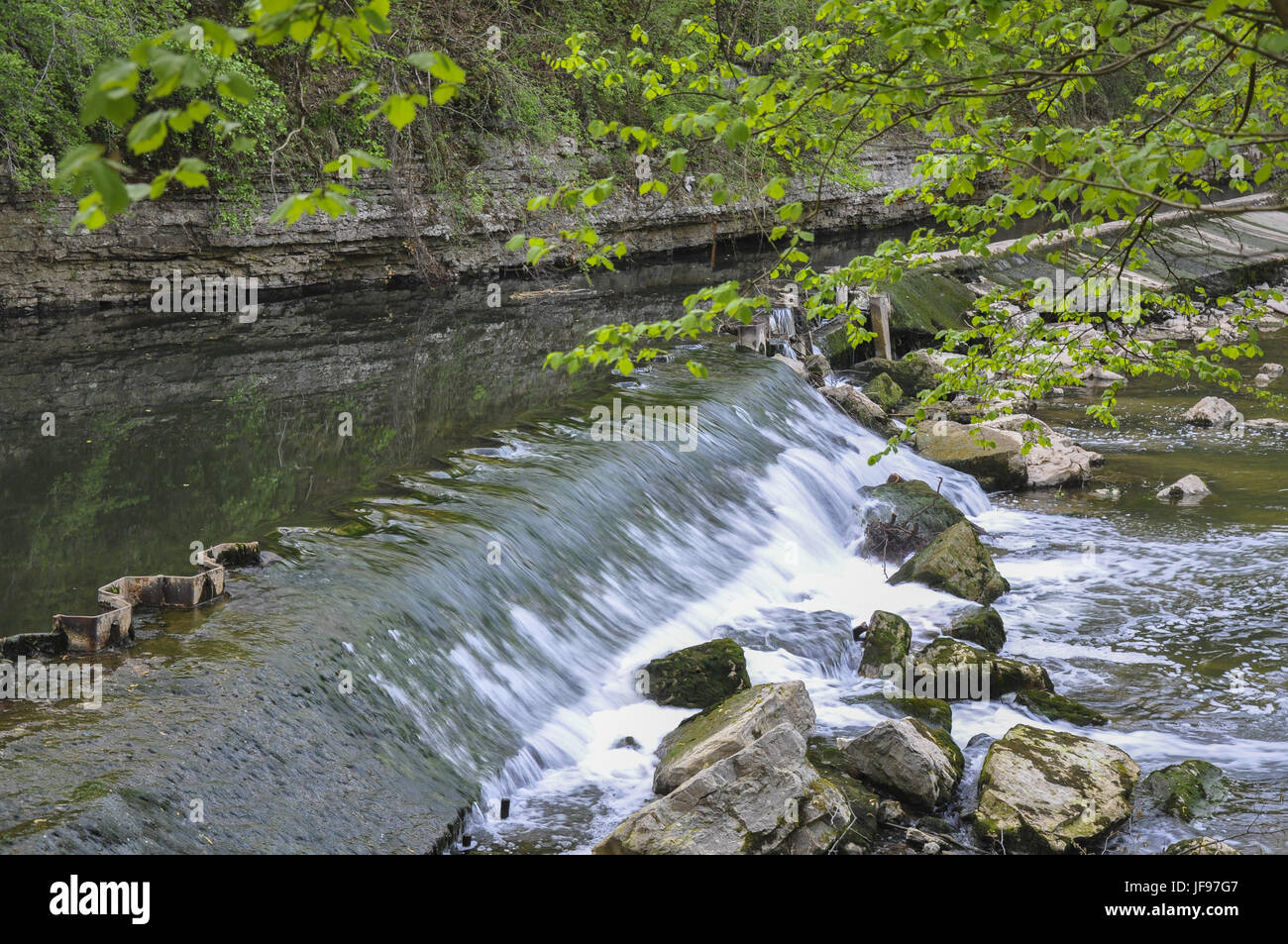 Abbassare rem Valley vicino a Waiblingen, Germania Foto Stock