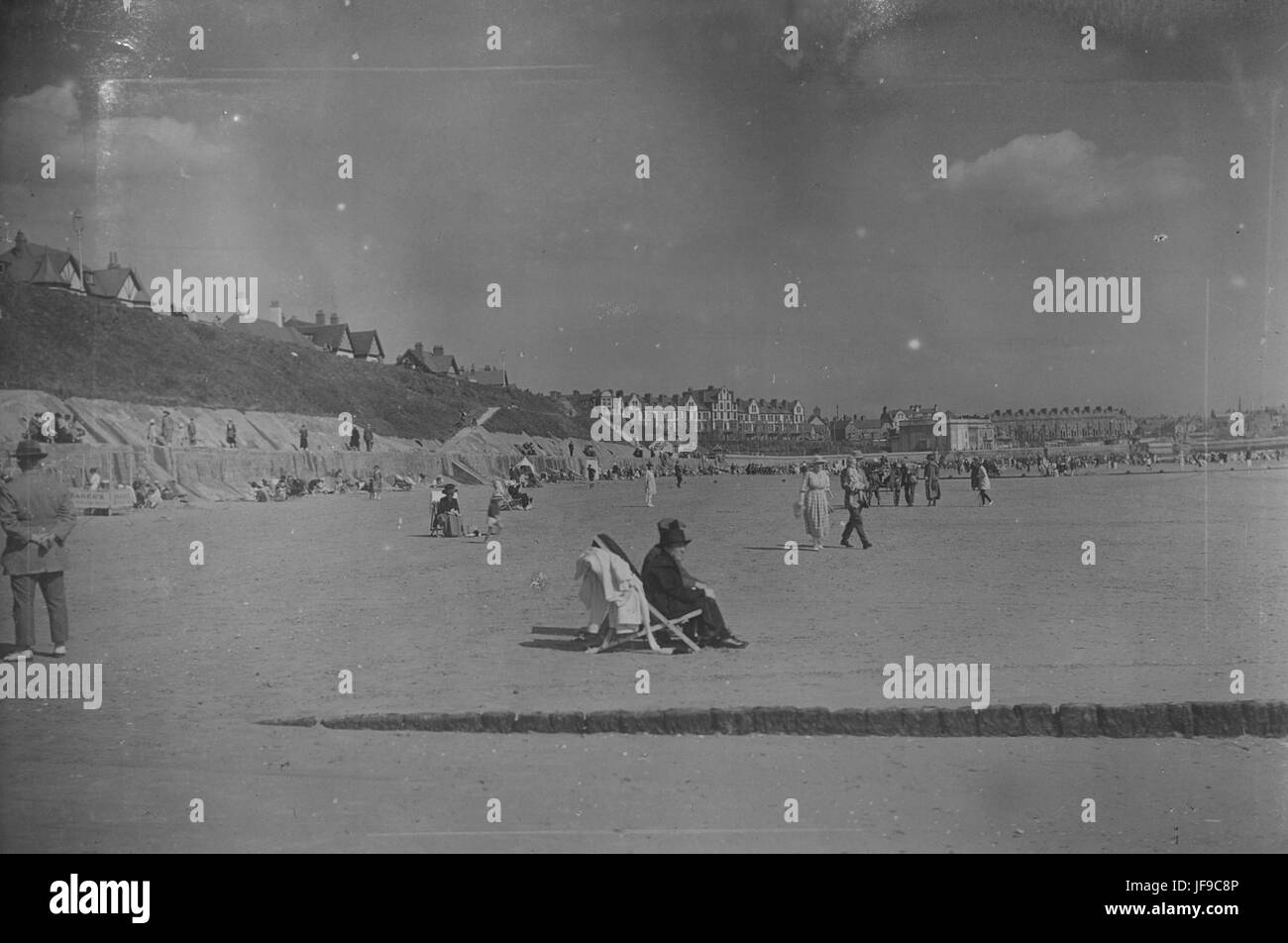 The Spa and South Foreshore, Bridlington 1922 Foto Stock