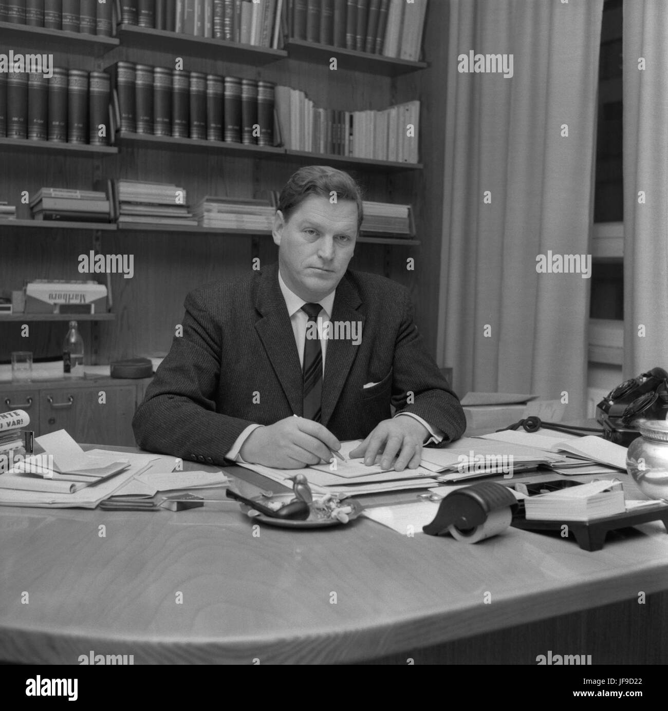 Eino S Repo, il direttore generale del Finnish Broadcasting Company 1965-1969 29472651435 o Foto Stock
