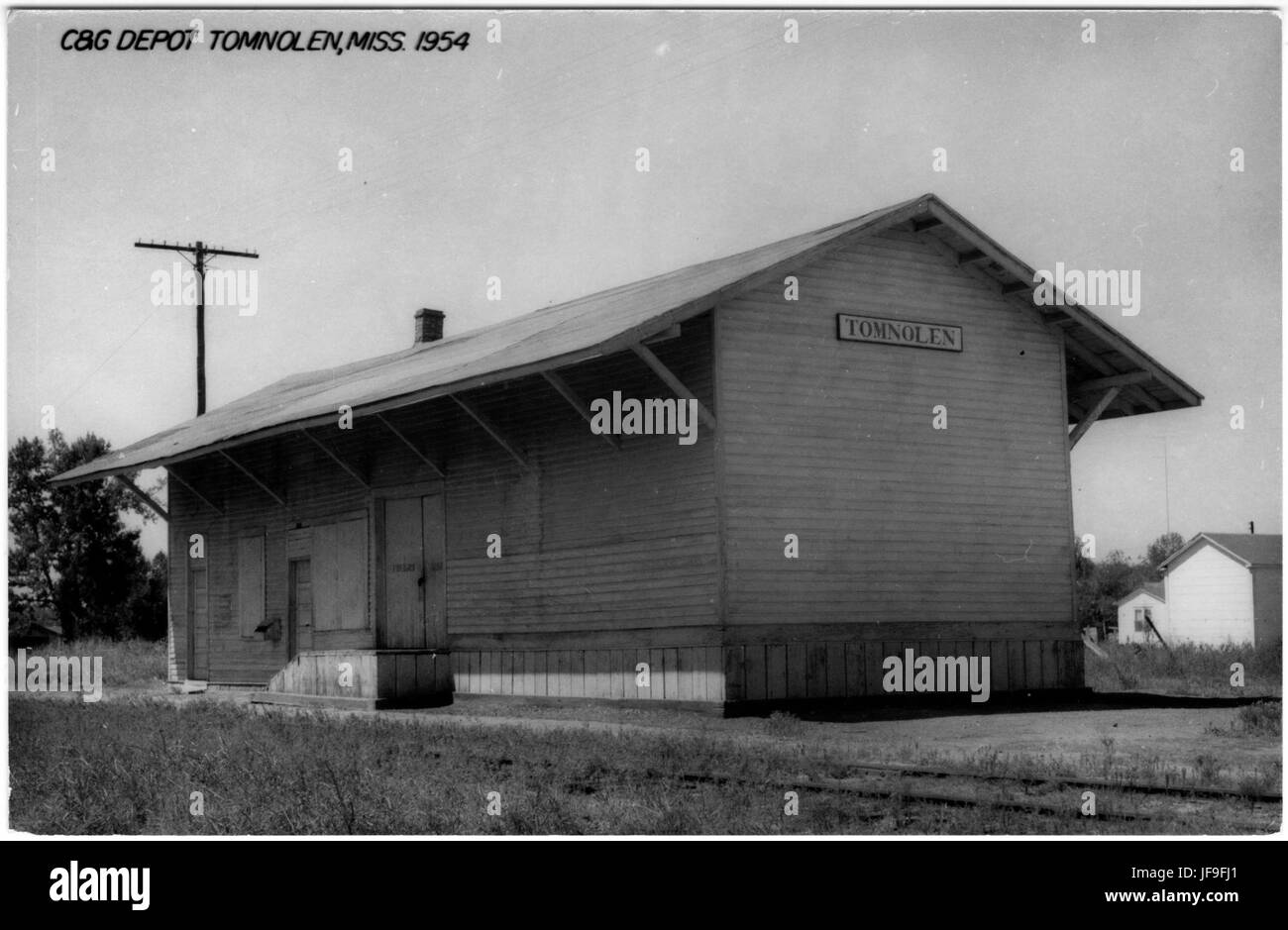 C e G Depot, Tomnolen, Miss 1954 30810442623 o Foto Stock