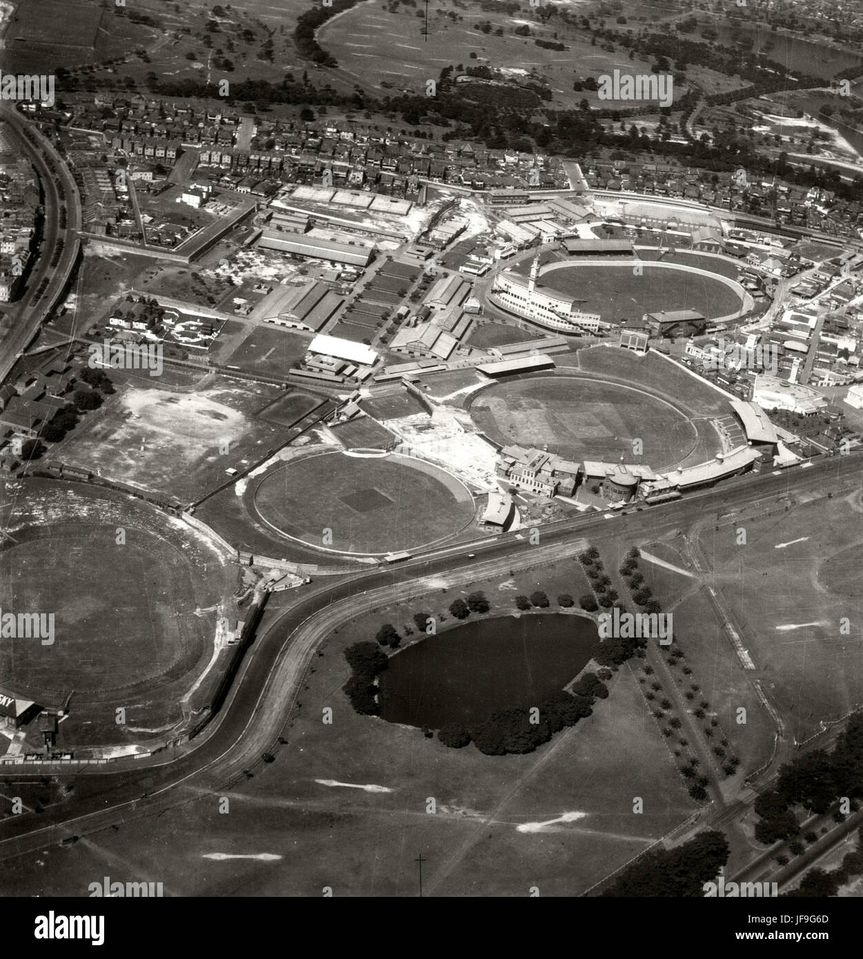 Sydney Showground & Cricket motivi 29641235894 o Foto Stock