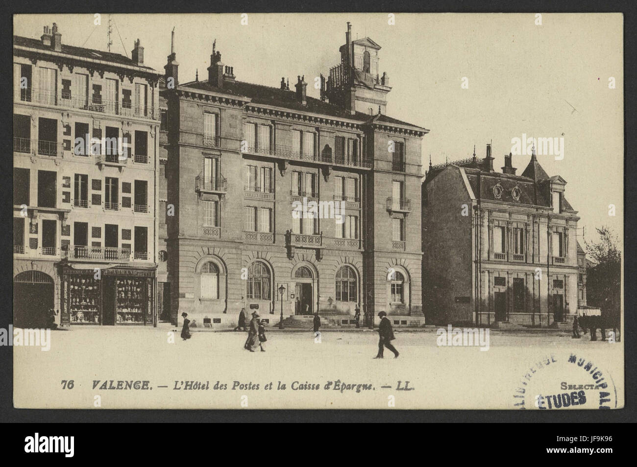 Valence - Hôtel des Postes et Caisse d'Épargne: Un edificio storico francese Foto Stock