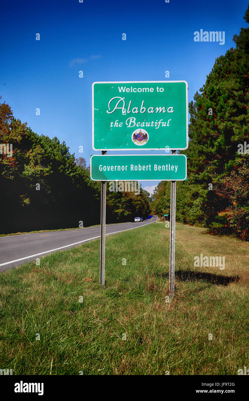 Stato federale in alabama Foto Stock