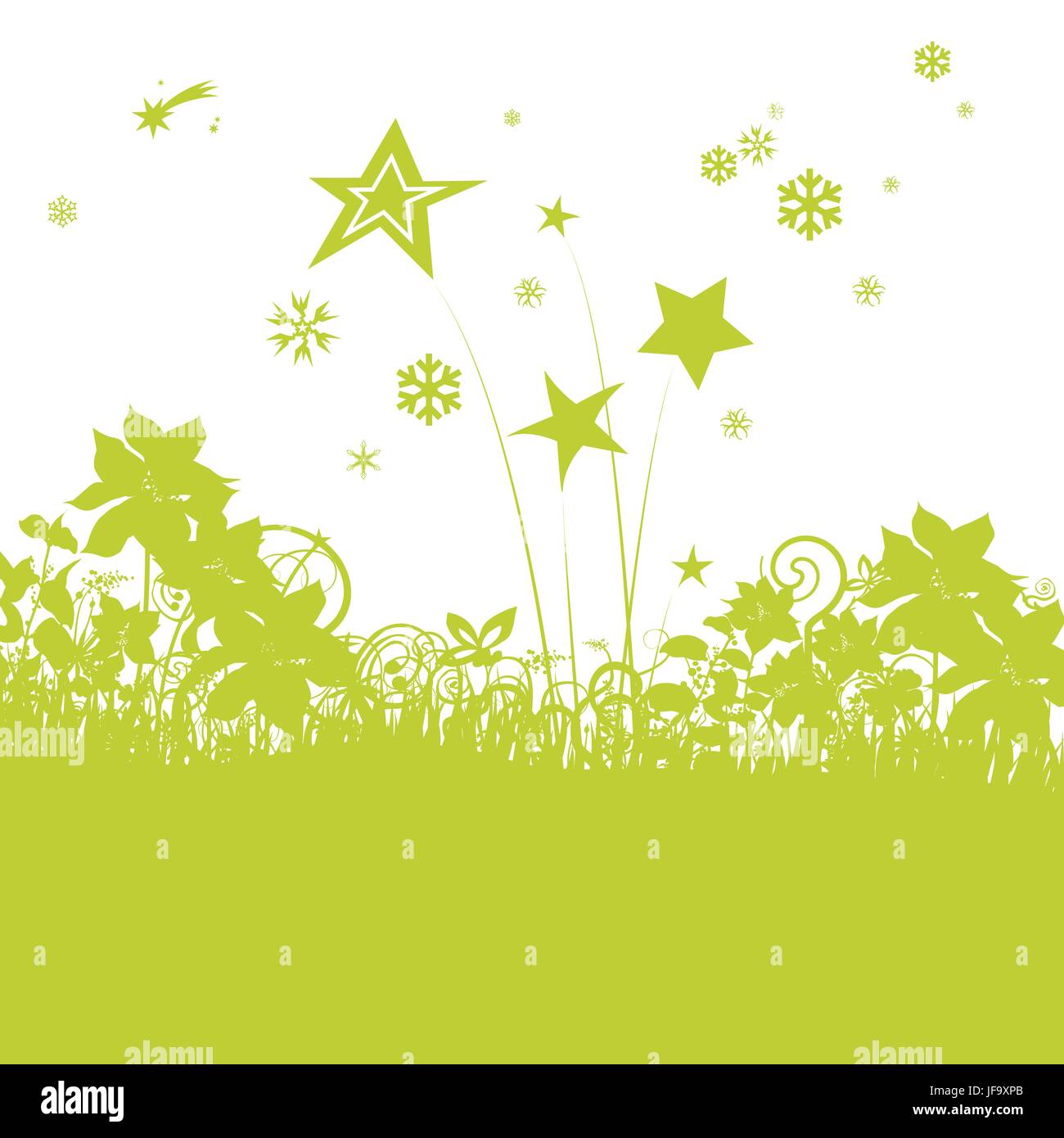 Nicholas, Canneto, lame di erba, lama di erba, erba, regali di Natale, Illustrazione Vettoriale