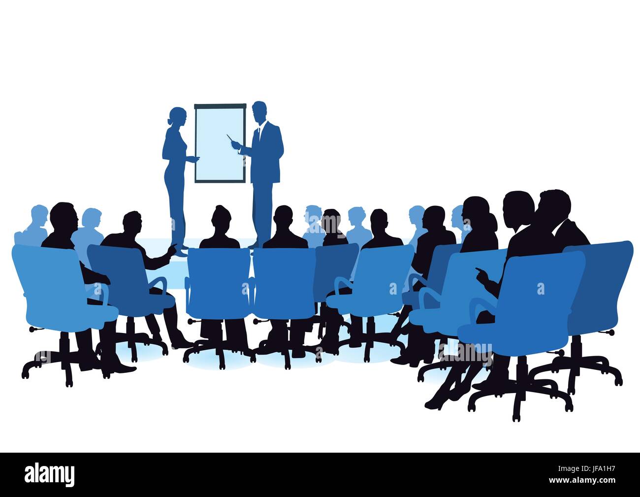 corso di conferenza Illustrazione Vettoriale