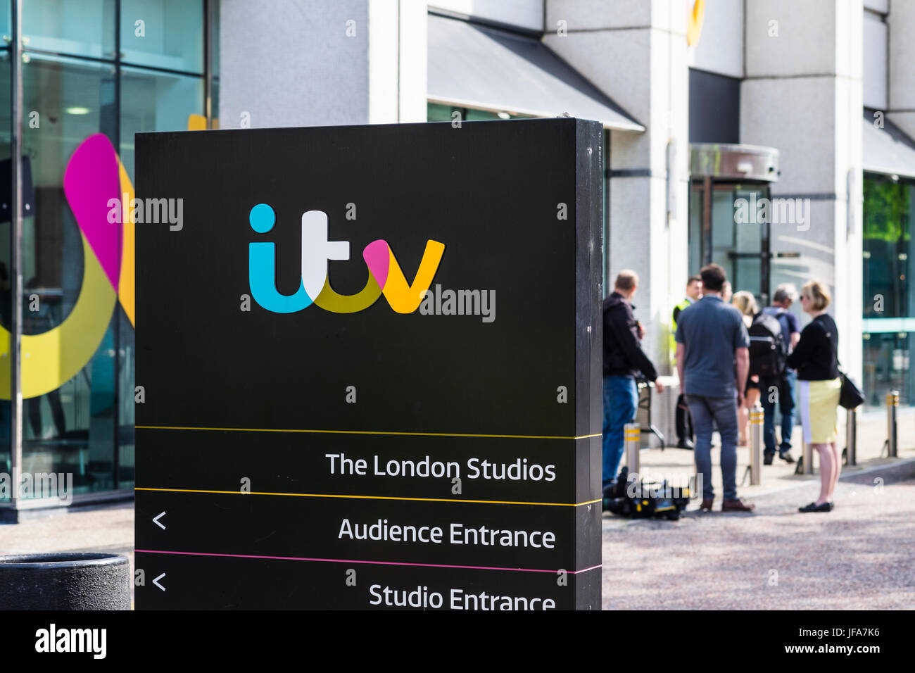 ITV London Studios, Southbank, London, England, Regno Unito Foto Stock