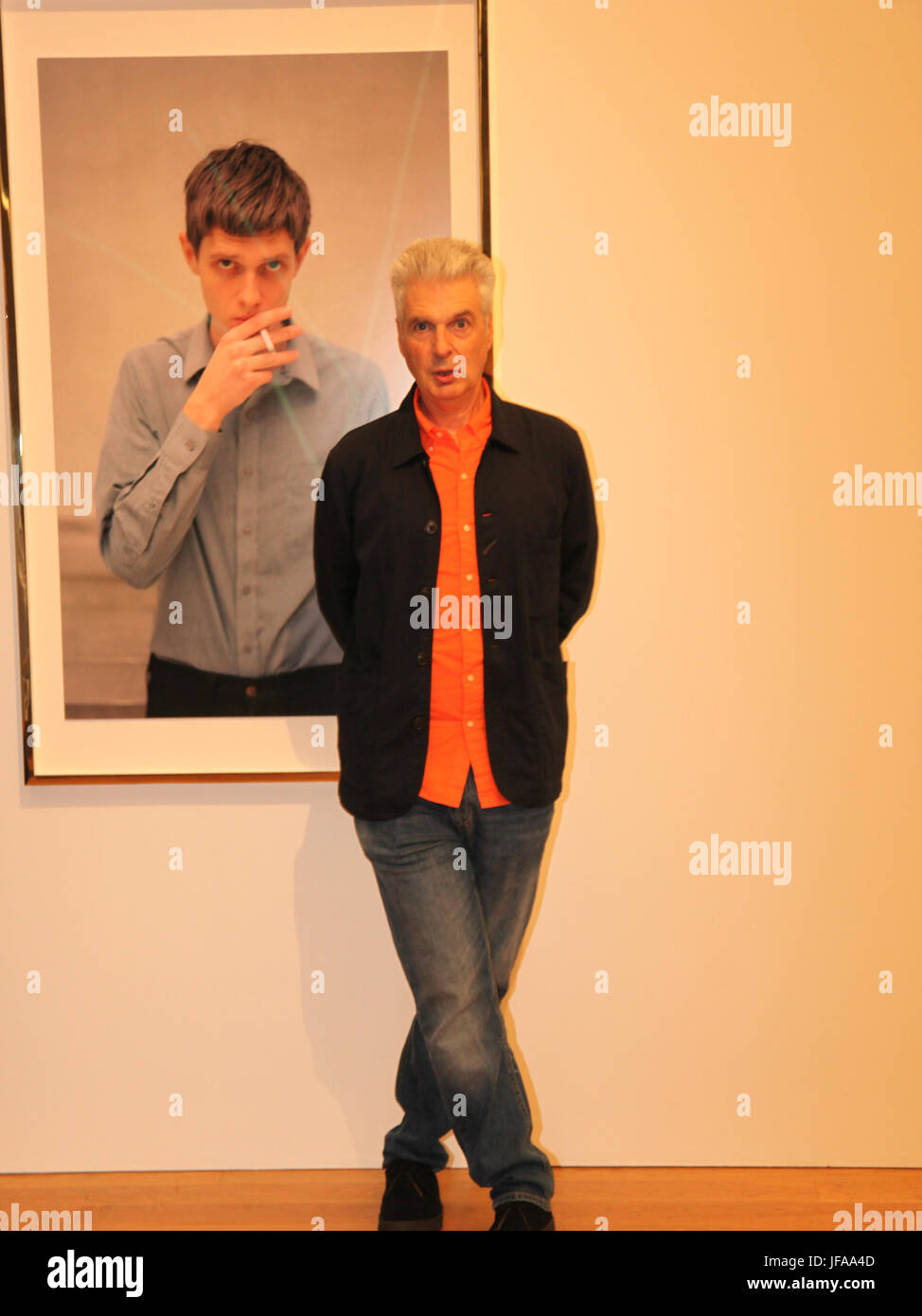 Manchester, 29 giugno 2017. Premere la visualizzazione della mostra ""iconico Manchester bande: Joy Division e nuovo ordine feat Jon Savage (nella foto) & Slater Bradley Credito: Gerard Noonan/Alamy Live News Foto Stock