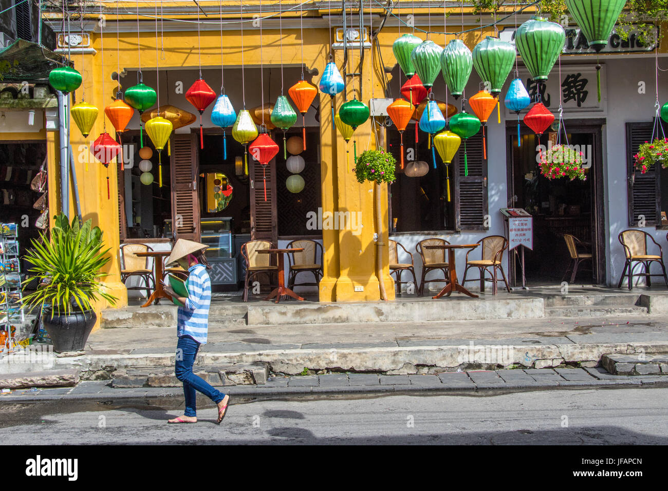 Lanterne tradizionali in Hoi An, Vietnam Foto Stock