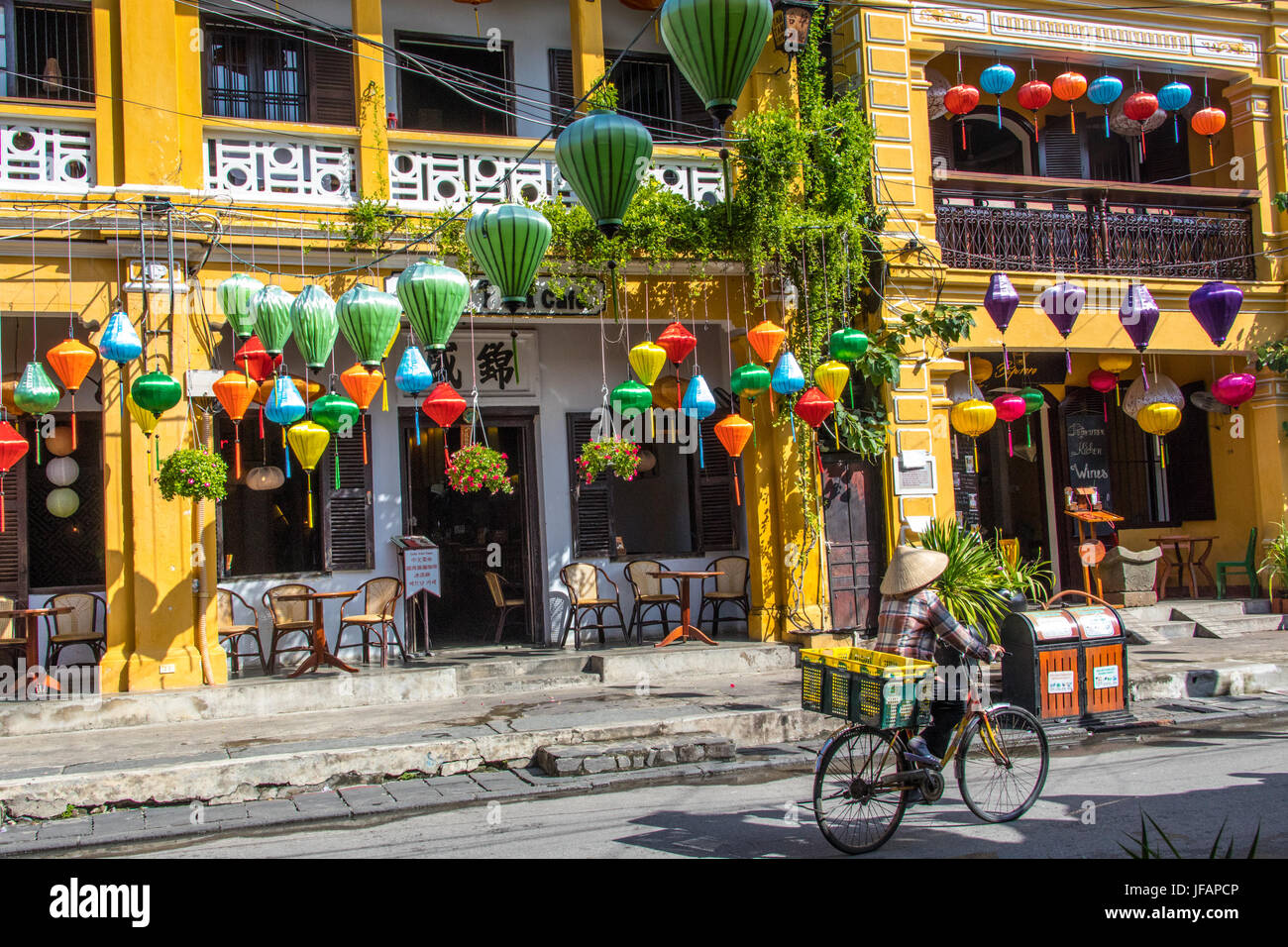 Lanterne tradizionali in Hoi An, Vietnam Foto Stock