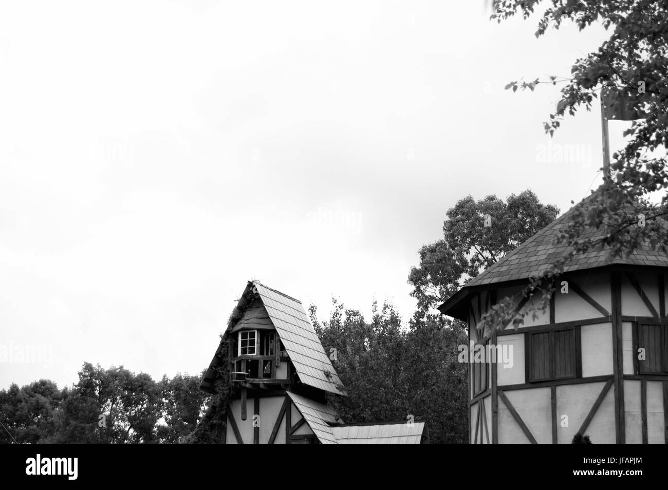 Gli edifici di vecchia costruzione in Georgia Foto Stock