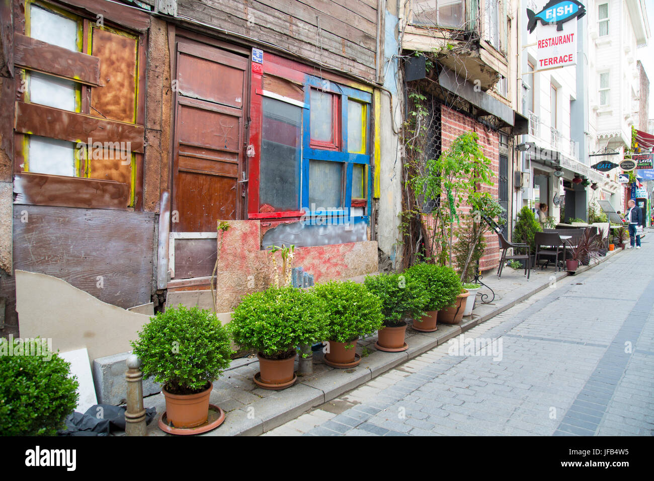 Scena di strada, Istanbul, Turchia Foto Stock