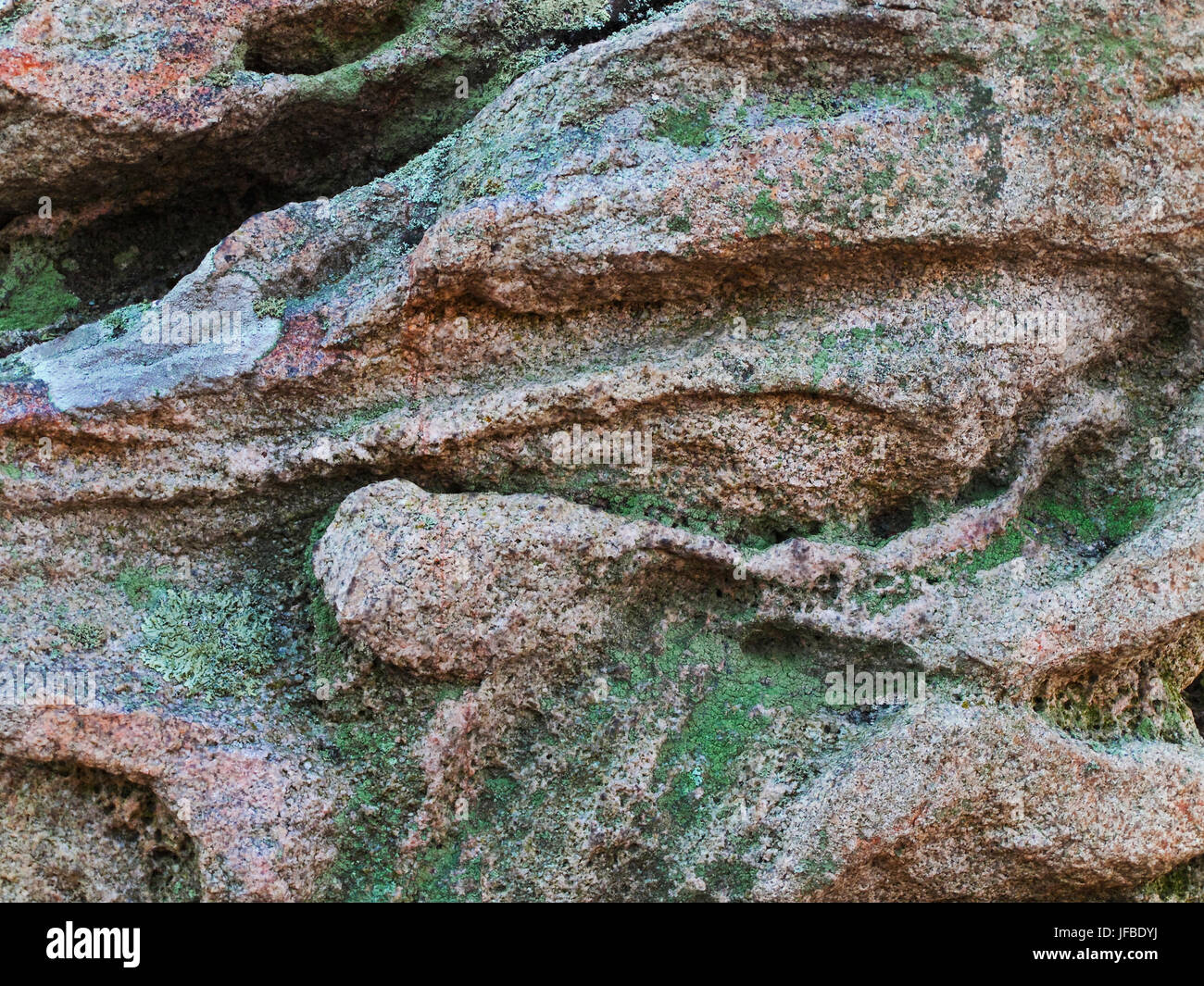Muro di pietra sullo sfondo Foto Stock