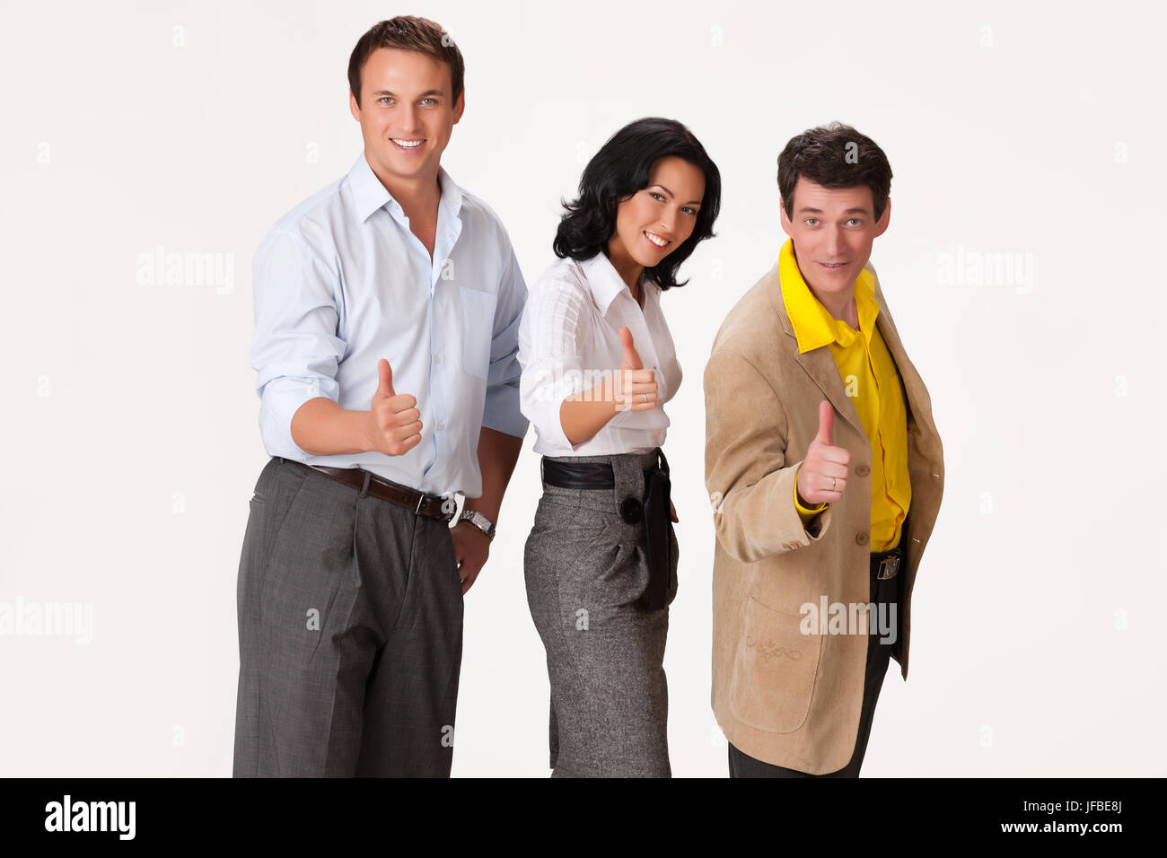 Giovani professionisti Foto Stock