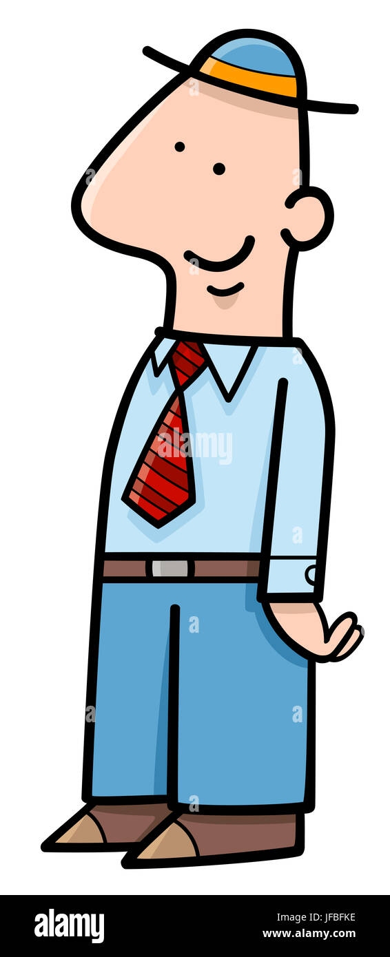 Funny Man personaggio dei fumetti Foto Stock