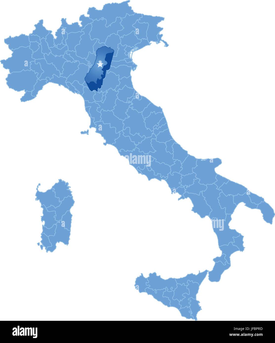 Modena map Immagini Vettoriali Stock - Alamy