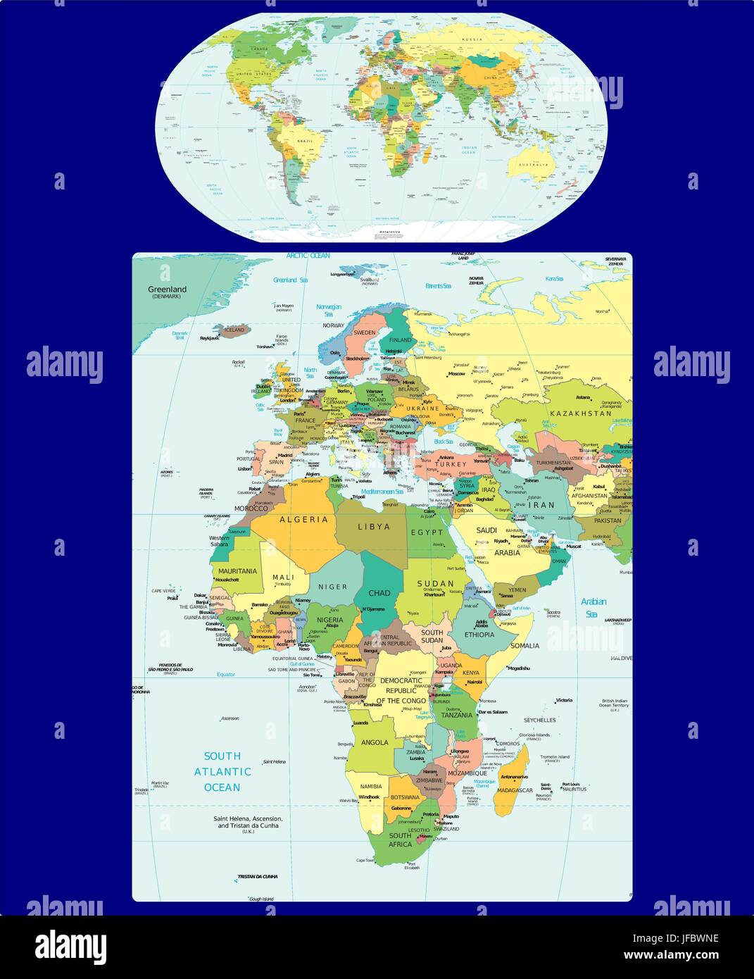 Mappa area Illustrazione Vettoriale