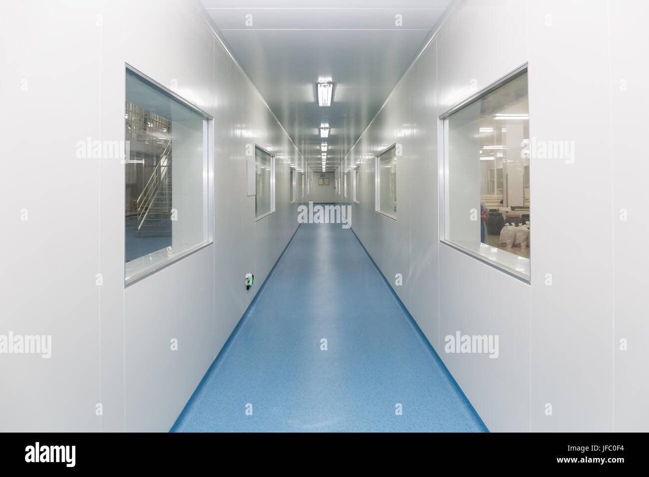Workshop corridoio interno Foto Stock