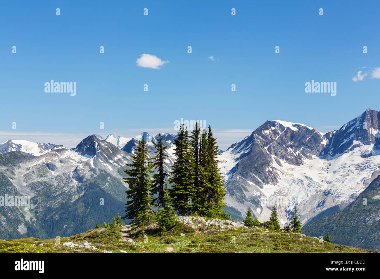 Le montagne in Canada Foto Stock