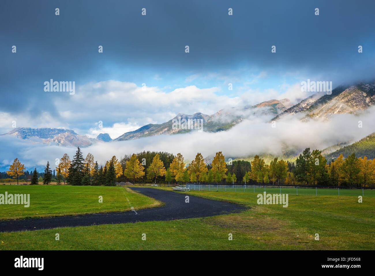 I campi da golf in Banff Foto Stock
