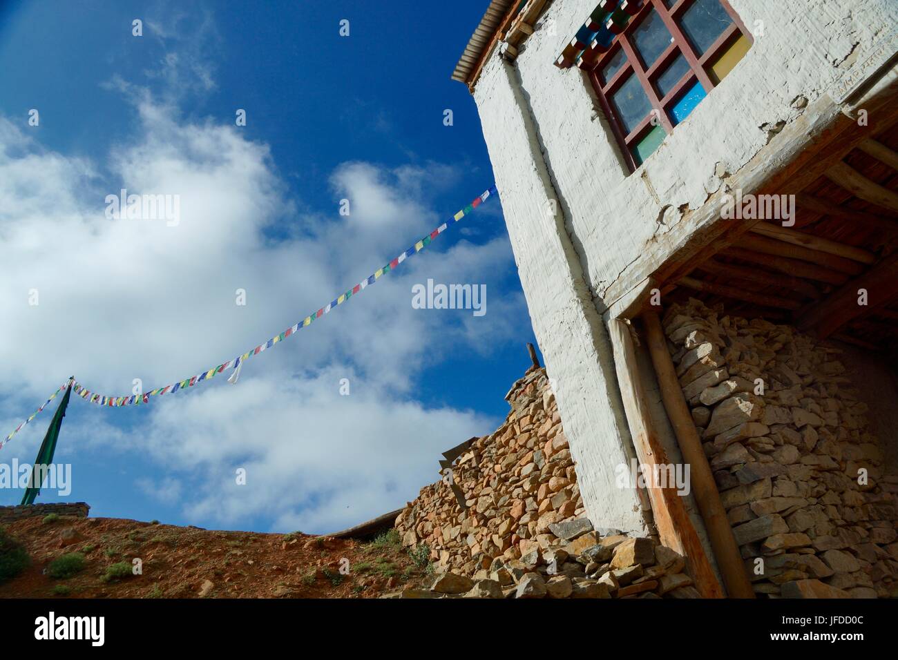 Cancello di ingresso a Samar, Mustang Superiore Foto Stock