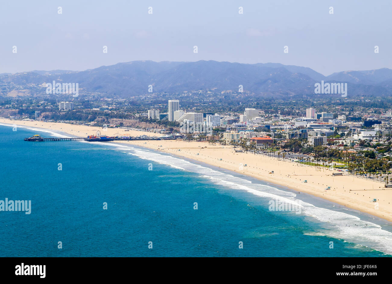 Santa Monica State Beach Foto Stock