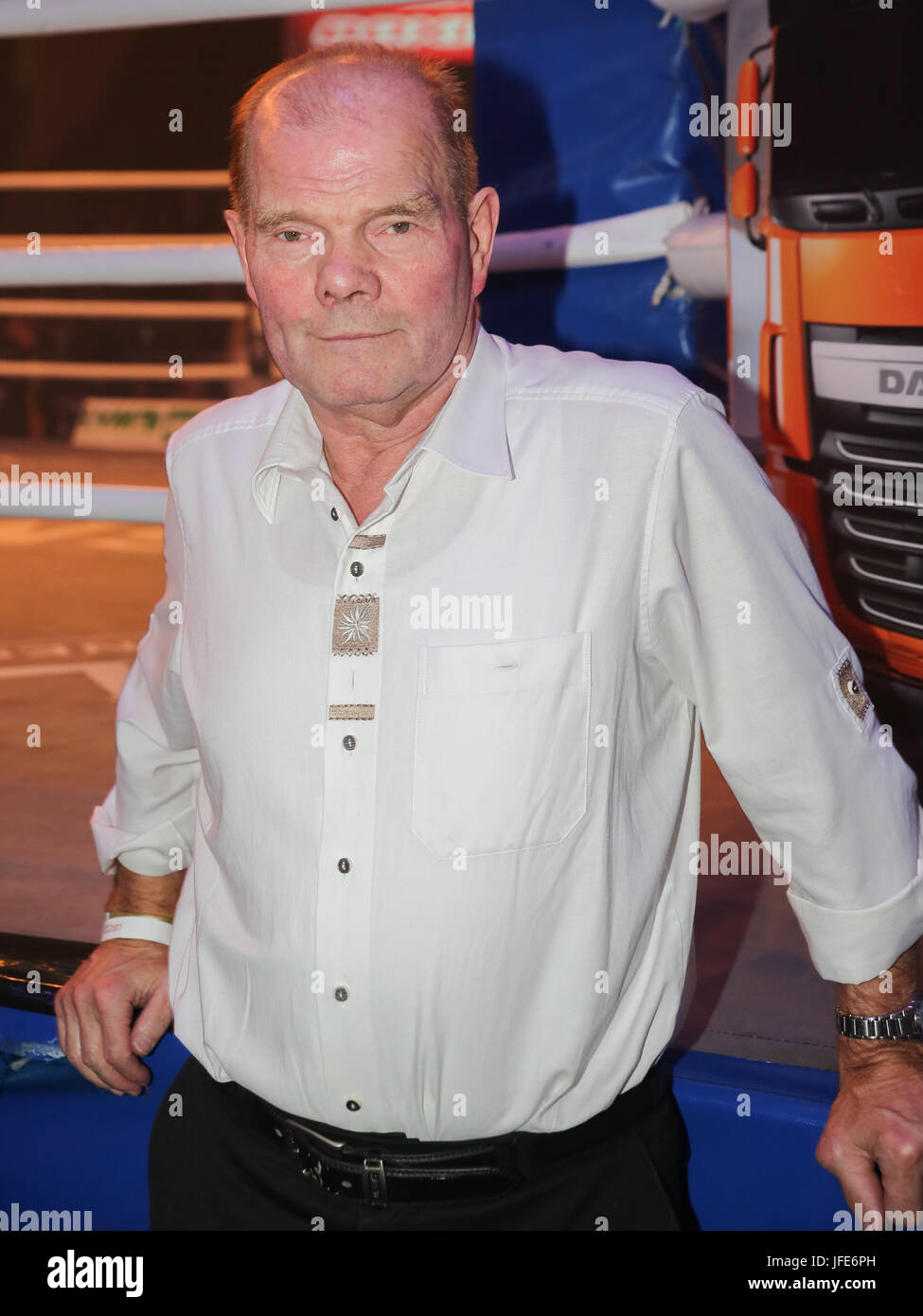 Heavyweight Boxing legend Jürgen Blin Foto Stock