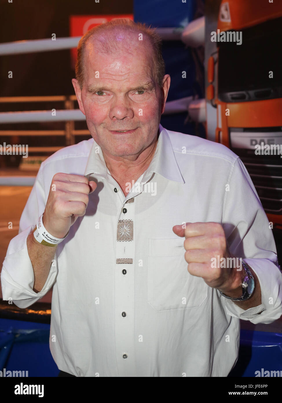 Heavyweight Boxing legend Jürgen Blin Foto Stock