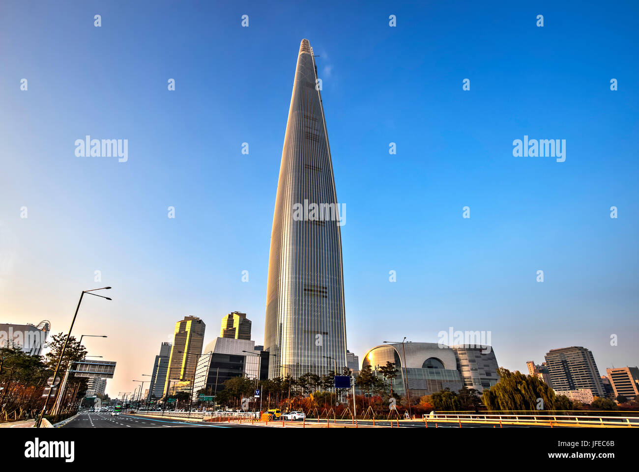 Il grattacielo più alto di Seul, Corea del Sud Foto Stock