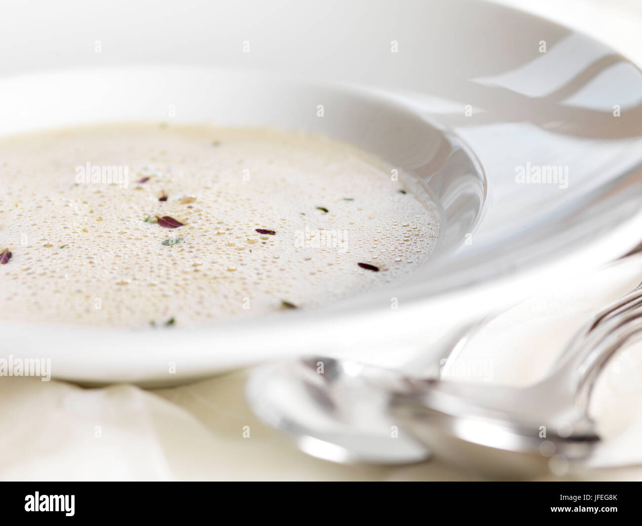 Linsensuppe Foto Stock