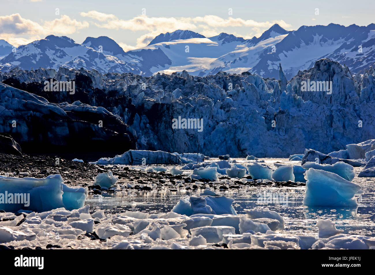 Nord America, USA, Alaska, Columbia glacier Foto Stock