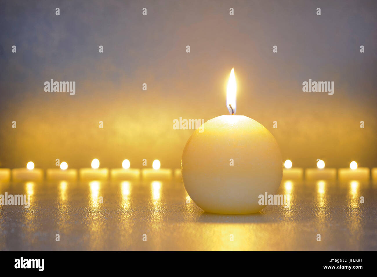 Stilllife, ZEN, distensione, candele Foto Stock