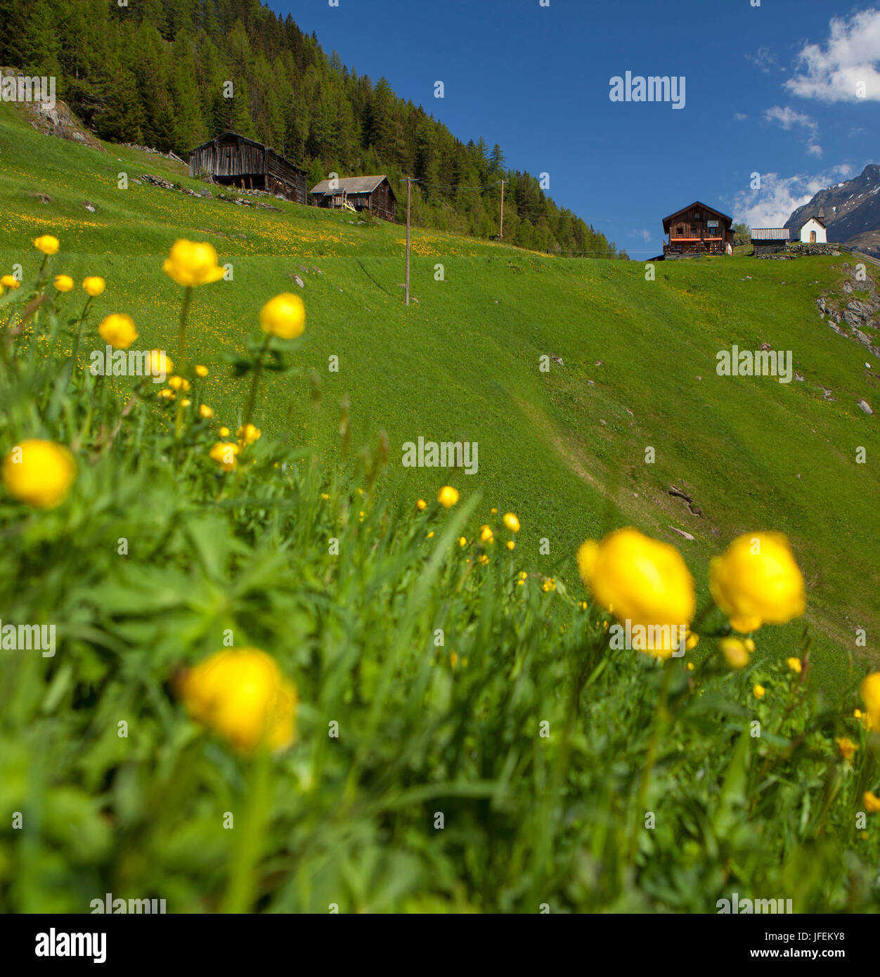Austria, Tirolo, Sölden Foto Stock