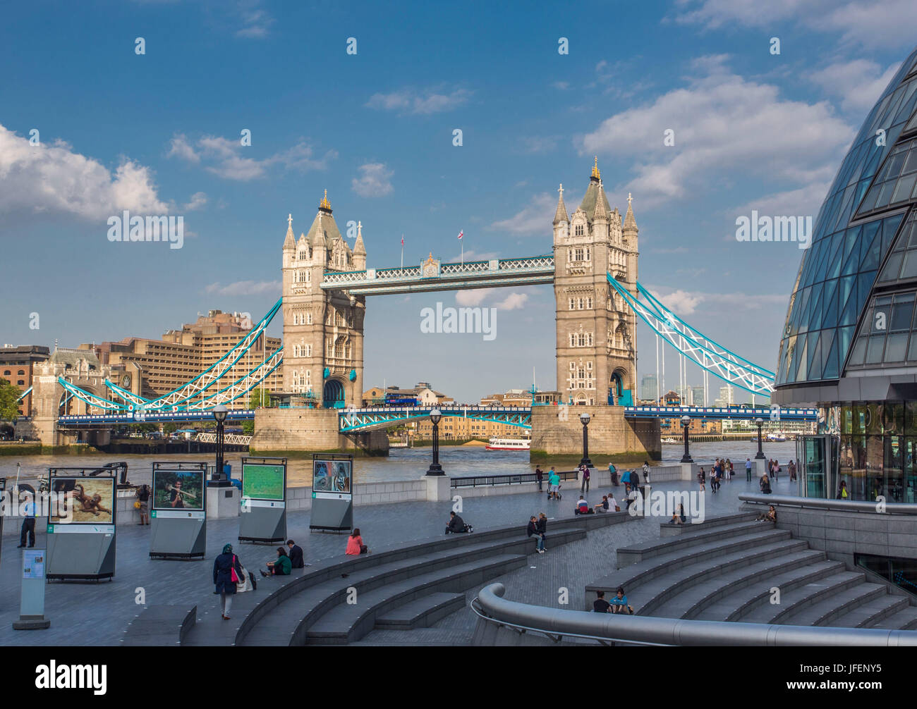 Regno Unito, Londra City Tower Bridge Foto Stock